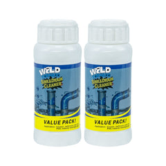 WYH Wild Tornado Pipe Dredge 2-pack for foaming drain cleaning.