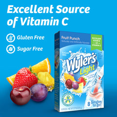 Wyler's Light Fruit Punch bottle-ready mix suitable for gym bottles.