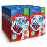 Wyler's Light Cherry packets in a box for easy hydration.