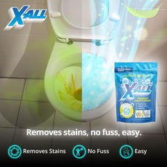 X-ALL advanced foaming formula breaks down dirt for easier cleaning.