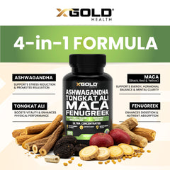 X Gold Health tongkat-ali-50-1 extract capsule for sustained energy.