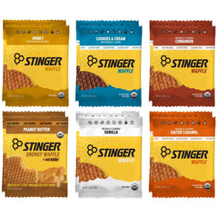 X-Zone Honey Stinnger Organic Waffle pack-shot for pre- and post-workout fueling