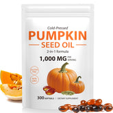 Xaarty Pumpkin Seed Oil softgels bottle showing cold-pressed purity for daily use.