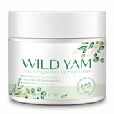 Xaarty Wild Yam Cream bottle on display, highlighting natural ingredients and hormone-support potential.