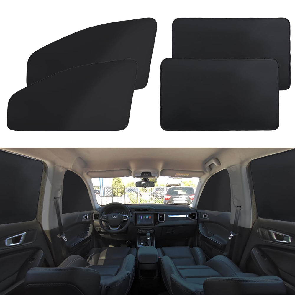 XCBYT front window shade with magnets providing privacy and UV protection