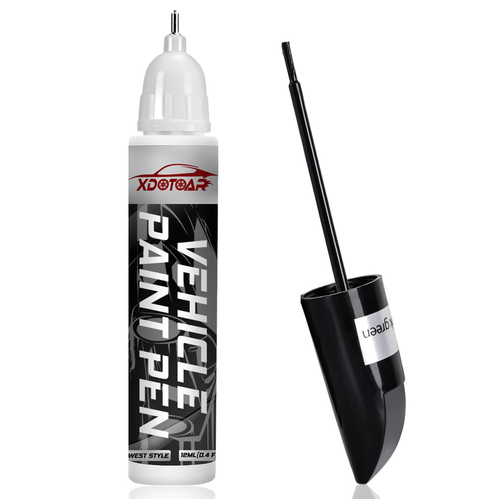 Xdotoar Pearl Black touch-up paint cap open for quick, precise cap application.