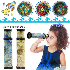 Xeehwb kaleidoscope with 360-degree rotation reveals evolving designs