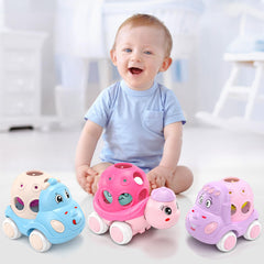 XFFFun baby girl car blue truck, smooth wheels encourage crawling and motor skill practice.