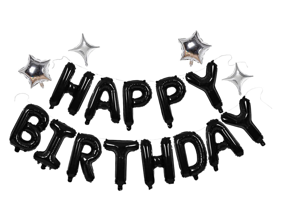 Xiangsushijie 16-inch Happy Birthday banner balloon for indoor and outdoor celebrations
