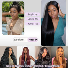 XIANYUN 12A bundles 22in straight provide dramatic length with smooth movement.