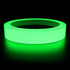 XIAXIATECH Glow Tape on stairs shows bright glow for safe steps