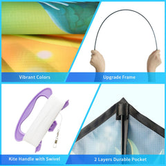 Xida Dragon Kite delivers stable flight across wind changes for beginners.