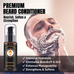 XIKEZAN beard oil sandalwood orange adds shine and nourishment.
