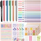 XKDOUS Bible Study Kit pastel highlighters for organized study notes