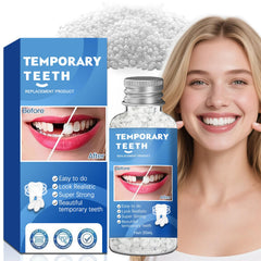 XLMCWT tooth repair kit beads ready for shaping to match your smile at home