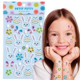 xo, Fetti face stickers for playful bunny looks and Easter crafts