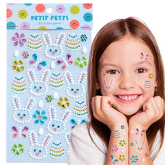 xo, Fetti face stickers for playful bunny looks and Easter crafts