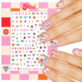 xo, Fetti Kids Nail Stickers: four sheets with 816 designs for party-ready nails