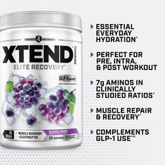 Xtend serving scoop highlights precise dosing for workouts.