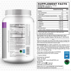 Xtend Original BCAA scoop measures a 7g serving for steady recovery.