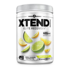 Xtend Original BCAA Powder bottle ready for hydration and recovery during training.