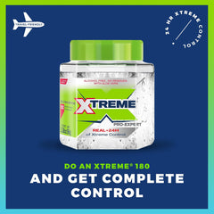 Xtreme Pro-Expert gel being applied to hair for flexible wet or dry styling.