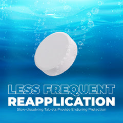Xtremeclear tablets fit skimmers and floaters for convenient dosing.
