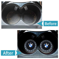 XTUPO BMW cup holder coaster with 2.75-inch diameter fits standard cups.