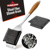 XUDAKAIXIN bristle-free steam brush for safer grill cleaning.
