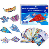 Xuoent kit with 16 airplane designs for creative folding and play
