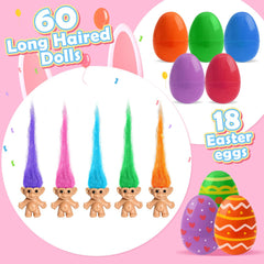 Xutengy vintage lucky doll mini-figures add nostalgic charm to Easter baskets