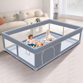 XVISHX baby playpen with spacious 65x50 inch area for safe supervision