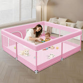 XVISHX baby playpen 50x50 setup for safe indoor play