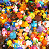 XY-WQ mixed color rubber ducks for bath time fun and imaginative play