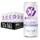 XYIENCE Blueberry Pomegranate can showcases a crisp, refreshing energy option.