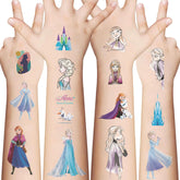 XYLL Disney Princess tattoos sheet for kids' party fun and easy decoration