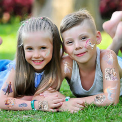 XYLL kids party favors tattoos sheet ideal for rewards and games