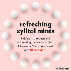 Close-up of XyloBurst mint texture and color.