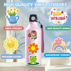 XZENTIRA spring stickers nature ornaments add intricate designs to cards and gift wraps