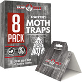 YABULI pantry moth traps with adhesive strip for tidy kitchen protection