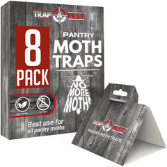 YABULI pantry moth traps with adhesive strip for tidy kitchen protection