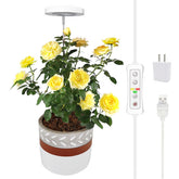 Yadoker Grow Light full spectrum indoors supports year‑round greens.