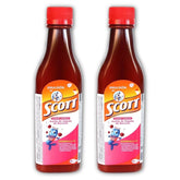 Yahve cherry-flavor cod liver oil emulsion bottle pour for kids