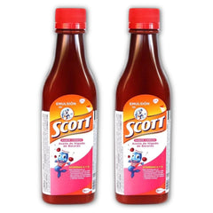 Yahve cherry-flavor cod liver oil emulsion bottle pour for kids