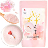 YAMASAN KYOTO UJI Sakura Latte packaging in a resealable pouch