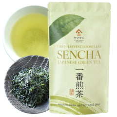 YAMASAN KYOTO UJI sencha loose-leaf 80g—premium leaves for a bright morning brew