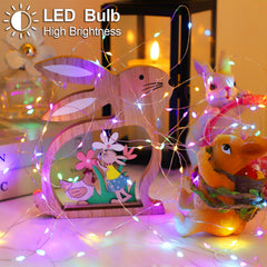 YAOZHOU two-pack 33ft LED strings for garlands and centerpieces.
