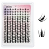 YASNAI Fairy Lash Clusters close-up for versatile manga lash styles and dramatic eyes.