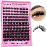Yawamica fluffy lash clusters 10-16mm deliver wispy volume for natural-looking extensions.