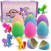 Yaxuan unicorn hatching eggs pack in bright packaging for Easter gifting.